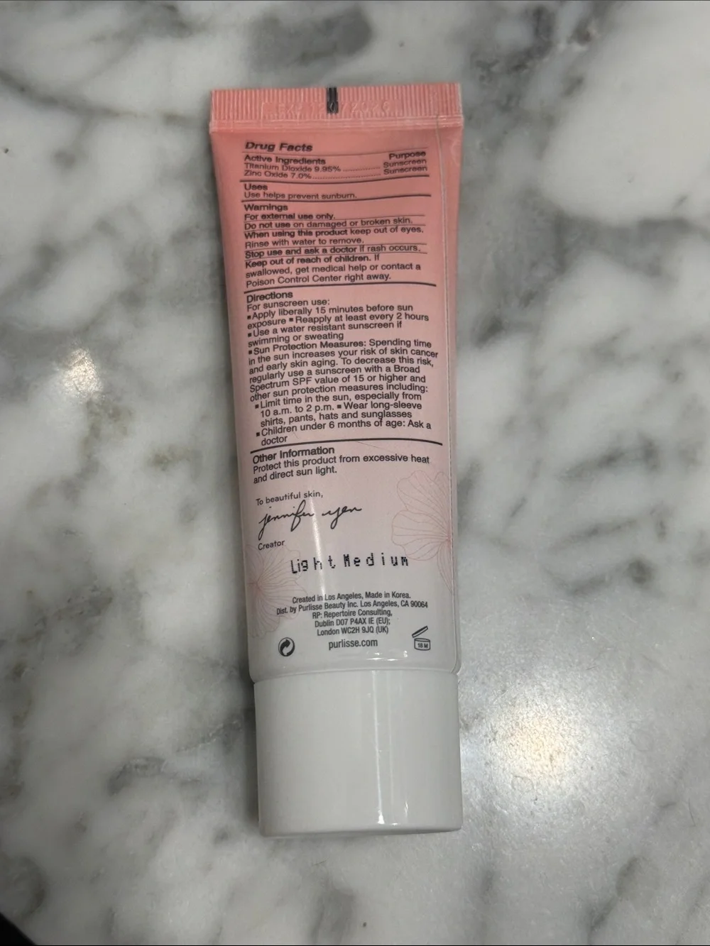 1.4 oz Purlisse Ageless BB Cream SPF 40 – Light Medium